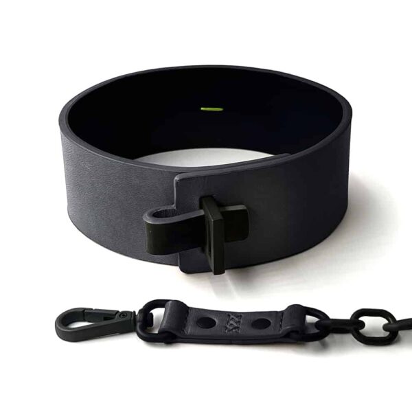 SPNKD - Cherish Leinenhalsband Schwarz SPNKD Choker, schwarz, matt, Großpackung