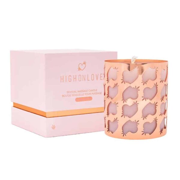 HighOnLove - Bougie de Massage Sensuel Highonlove candle Produit de bien être et d'intimité Vegan