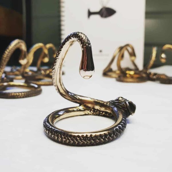 snake sex decoration for stimulating the glans, the brake and the entrance to the urethra (max. 2 cm)