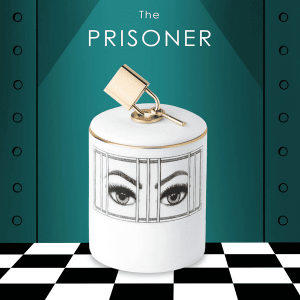 LDC - Prisonner Scented Candle White porcelain prison candle