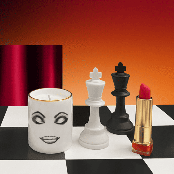 LDC - Ponderer Bougie Parfumée Bougie apaisé et relaxé avec les yeux fermé, maquillage léger