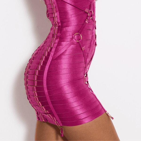 BORDELLE SS24 MARI BORDELLE - Adjustable-Bondage-Angela - MAGENTA
