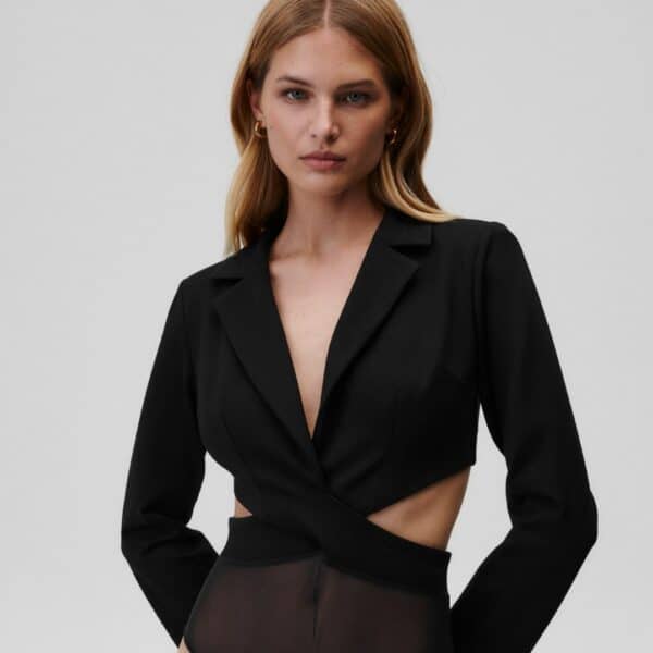 UNDRESS CODE - Body Obsessed Mannequin de face portant le body Obsessed de Undress Code sur un fond blanc.