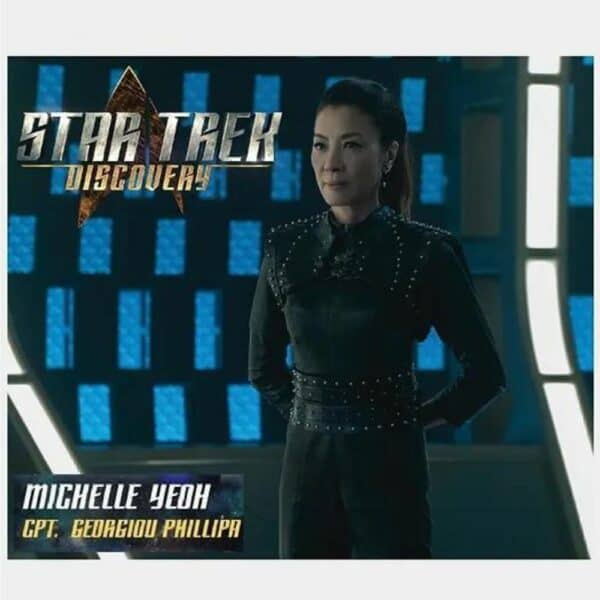 UNA BURKE - Rüstungsjacke aus Leder Rüstungsjacke von Una Burke, die in Star Trek getragen wurde.