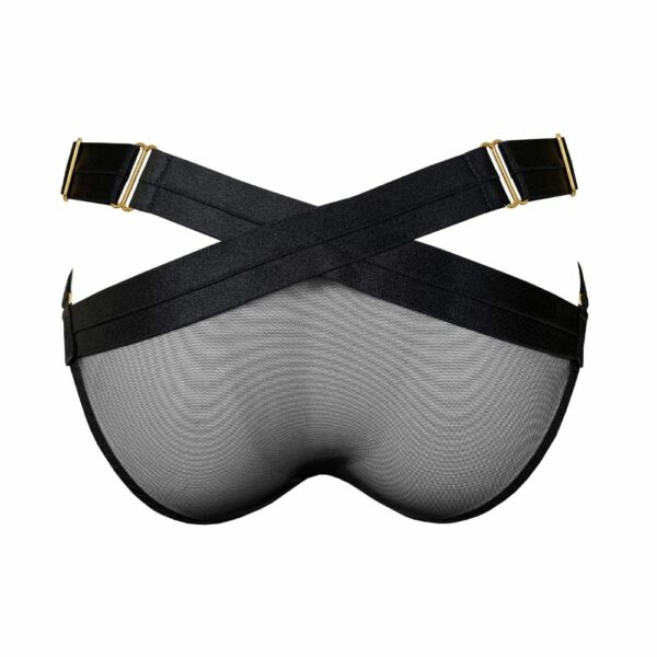 BORDELLE NEW SIGNATURE (111) Packshot du Dos de la Culotte Porte-Jarretelles couleur Noir