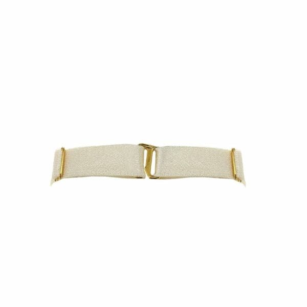BORDELLE NEW SIGNATURE (123) Packshot du Dos du Collier Anneau couleur Crème