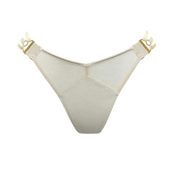 BORDELLE NEW SIGNATURE (52) Packshot du String Multi-Sangles couleur Crème