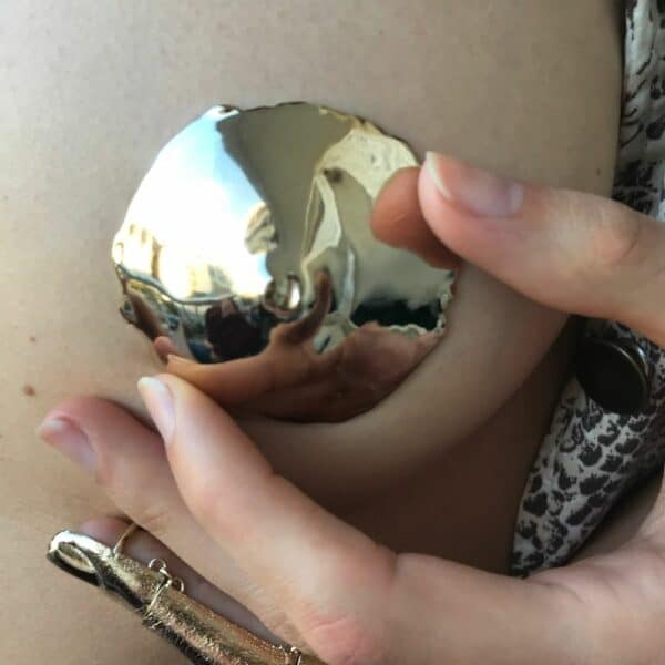 INCARNEM by Marine Billet - Nippies Nu Gold Limited Edition Nippies Bronze Vergoldet Handgearbeitet