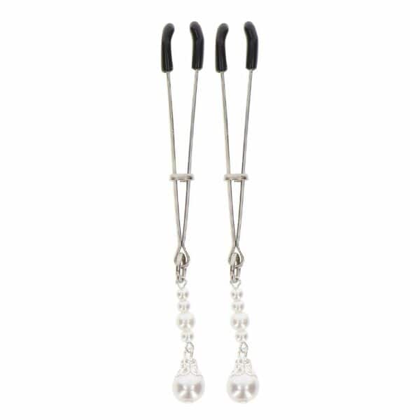 Packshot of Nipple Clips with Silver Metal Beads
