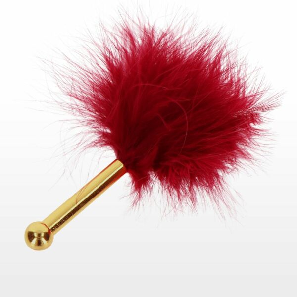 Packshot von'einem Tickler in roten Federn