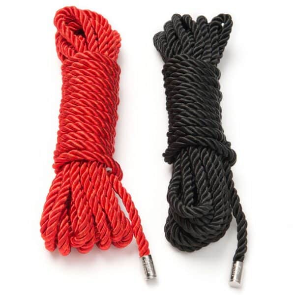 Red and Black Shibari Rope Duo Packshot