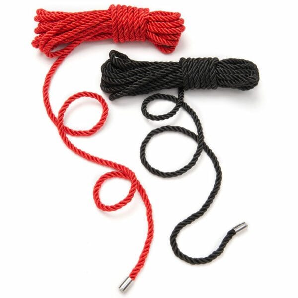 Red and Black Shibari Rope Duo Packshot