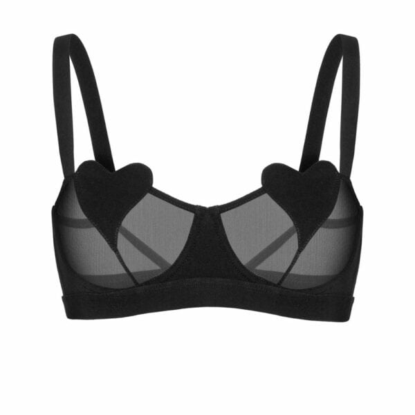 UNDRESS CODE - Soutien-gorge No Ordinary Love Packshot du Devant d'un Soutien-Gorge en Résille couleur Noir