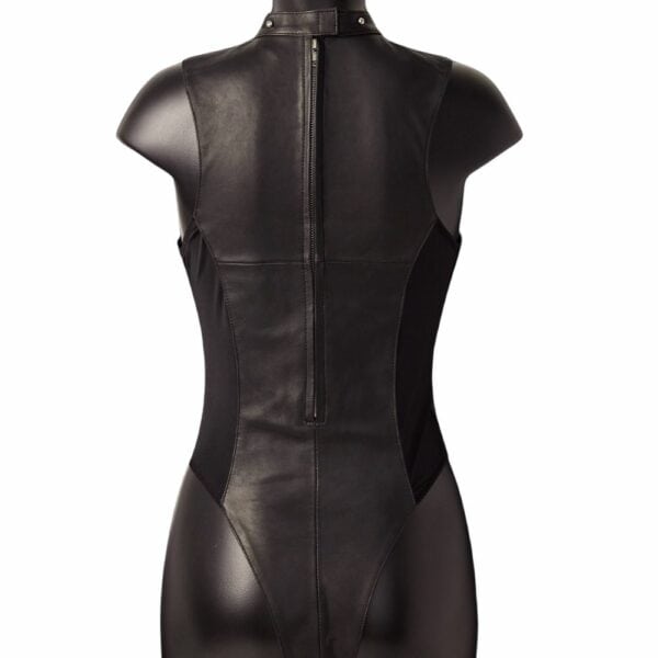 Photo Mannequin Body Ouvert Cuir Mouton Noir