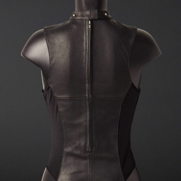 Photo Mannequin Body Ouvert Cuir Mouton Noir