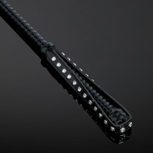Foto detalle Packshot Mango Látigo de charol negro