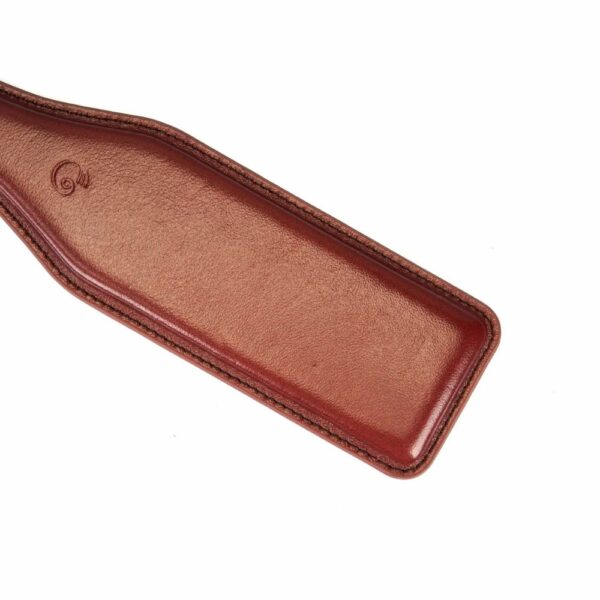 Detail of Red Leather Paddle Packshot