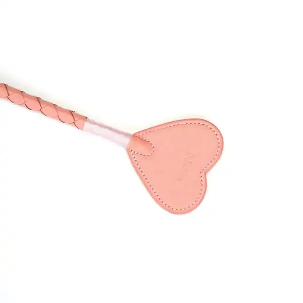 LIEBE SEELE - Pink Dream Heart Tie Packshot Pink Tie Leather Heart D&tail On Heart