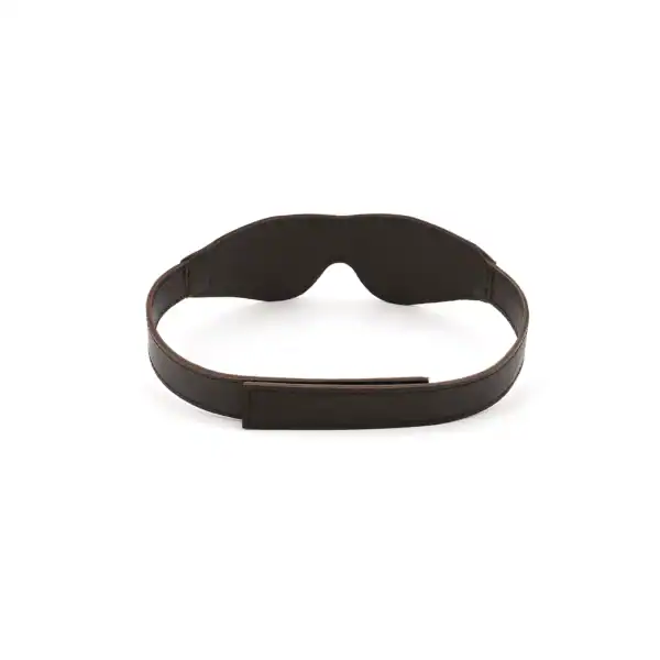 Packshot Blindfold Eye Headband Brown Lamb Leather