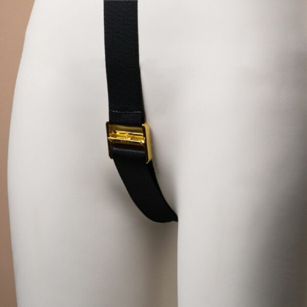 UPKO Bondage - Set Takate Kote Fácil Shibari Takate Kote bondage Galvanizado hebillas de aleación de zinc Correas de poliéster resistente y correa íntima desmontable