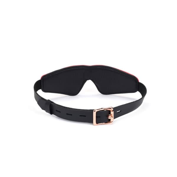 Blindfoll rear view packshot in Pink and Black Cowhide