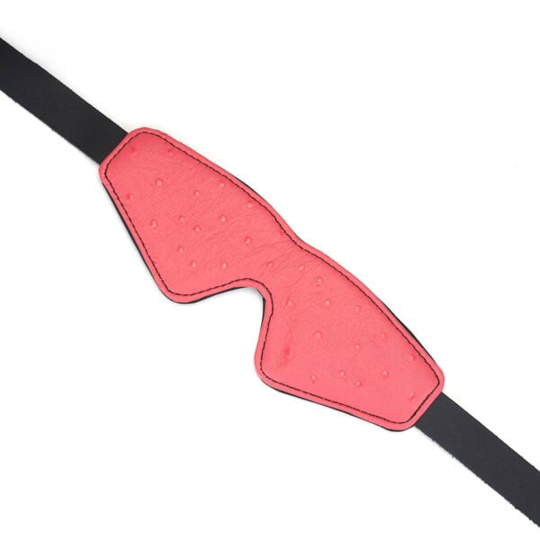 Packshot Blindfoll in Pink and Black Cowhide