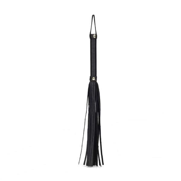 Packshot Látigo de cuero negro BDSM