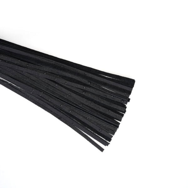 Packshot Látigo de cuero negro BDSM