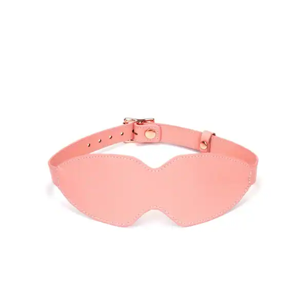 Packshot Augenbinde Blindfoll Leder Rosa