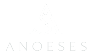 ANOESES - Logo Blanc
