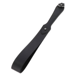 Slapper Shape belt in genuine black leather