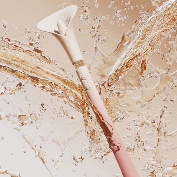 Wasserdichter Vibrator aus weichem Silikon und ABS-Kunststoff