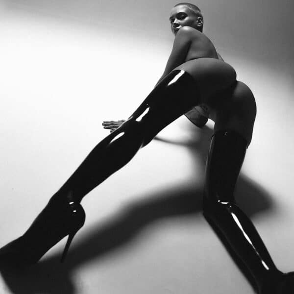 Bas en Latex naturel Noir