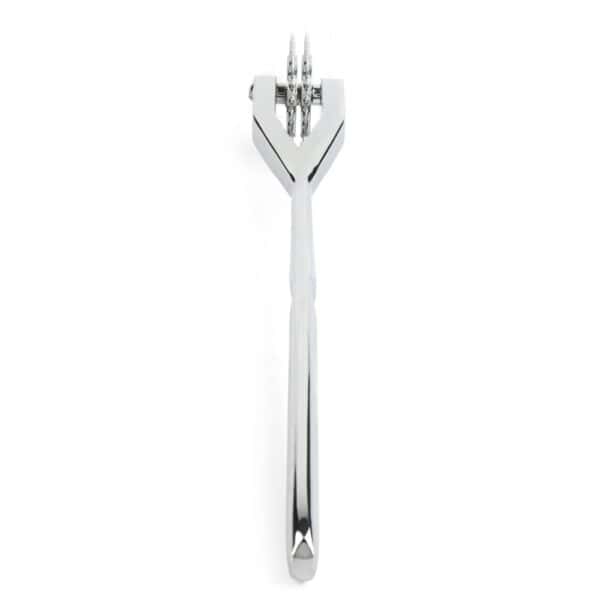 Wartenberg-Rollen aus rostfreiem Stahl Silberne feine, geschliffene Spitzen für sensorisches Spiel