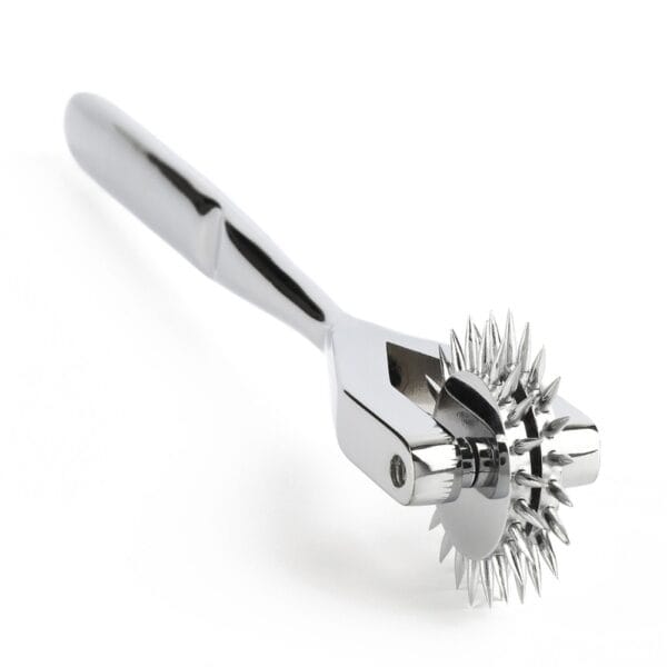 Wartenberg-Rollen aus rostfreiem Stahl Silberne feine, geschliffene Spitzen für sensorisches Spiel