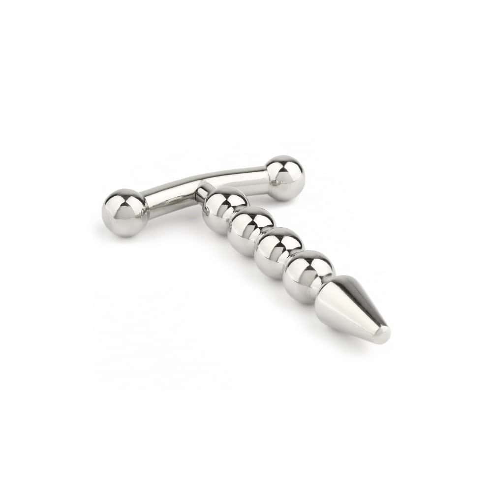 Penisplug aus hochwertigem Edelstahl 6-cm-Modell polierte Oberfläche garantiert reibungsloses Einführen und sicheres Entfernen durch ergonomischen Griff
