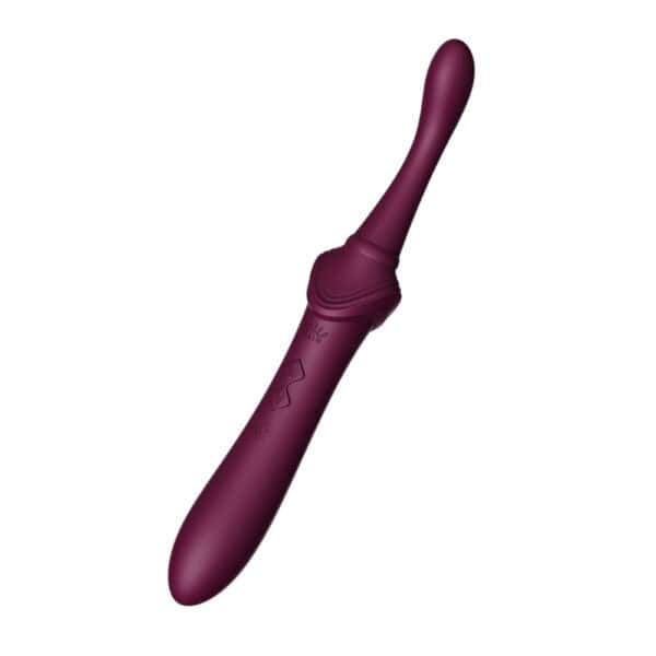 ZALO Bess 2 Intimstimulator, elegant und schlank, aus hochwertigem Silikon, präsentiert mit austauschbaren Aufsätzen und Wärmefunktion, entwickelt für eine präzise und individuelle Stimulation.