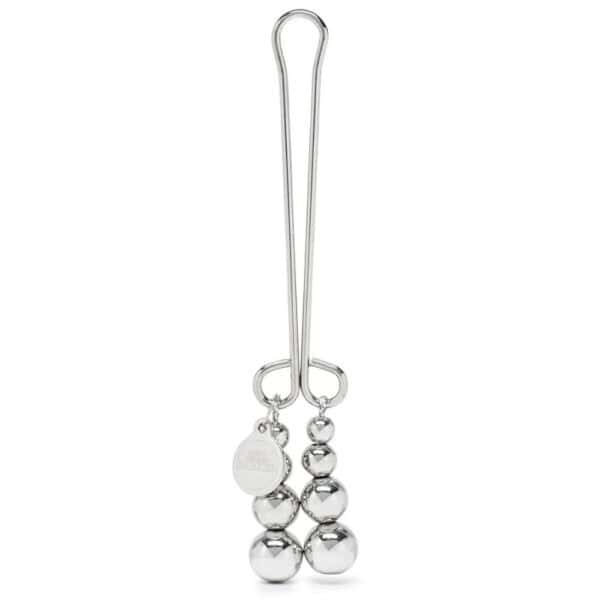 Pince pour Clitoris à traction en métal sans nickel argenté