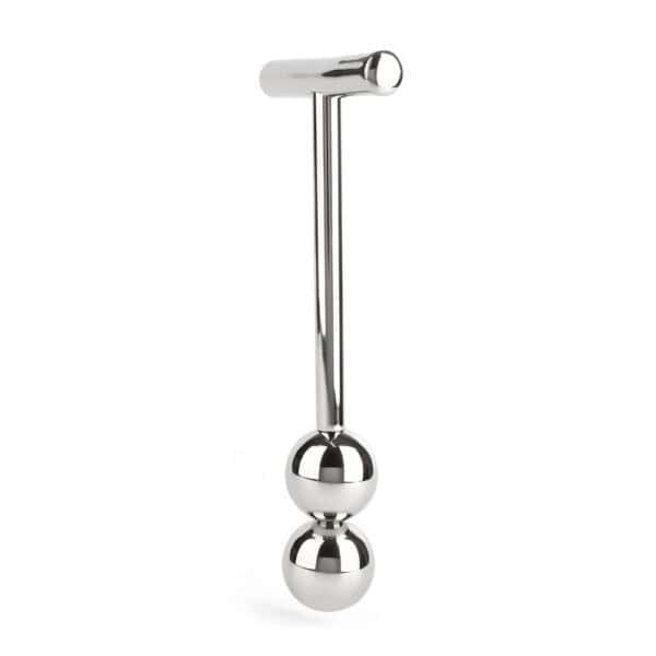 BRIGADE MONDAINE - Sextoy DEPTH Charger Hochwertiges Analsextoy aus Edelstahl mit einsetzbarer Doppelkugel glatte, polierte Oberfläche ergonomischer T-Griff