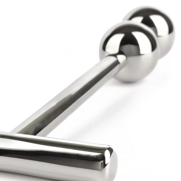 BRIGADE MONDAINE - Sextoy DEPTH Charger Hochwertiges Analsextoy aus Edelstahl mit einsetzbarer Doppelkugel glatte, polierte Oberfläche ergonomischer T-Griff