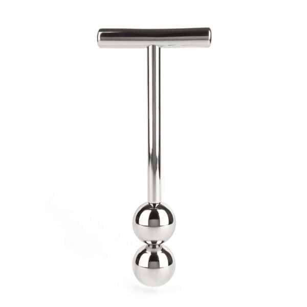 BRIGADE MONDAINE - Sextoy DEPTH Charger Hochwertiges Analsextoy aus Edelstahl mit einsetzbarer Doppelkugel glatte, polierte Oberfläche ergonomischer T-Griff