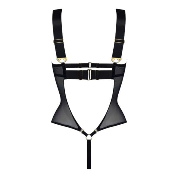 BORDELLE Melusina - Body Chaque création associe des matières nobles à des finitions haut de gamme, comme les détails métalliques dorés à l’or 24 carats ou les nouvelles pièces en forme de coquillage, développées exclusivement pour cette collection.
