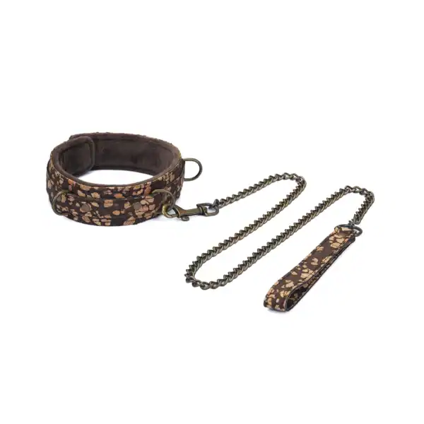 LIEBE SEELE Collar con Correa de Corcho Café en Birgade Mondaine Paris