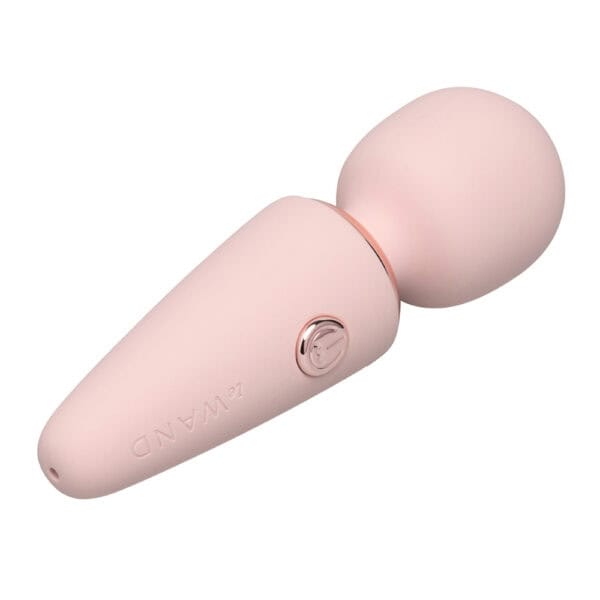 WAND mini, compact stimulator | Brigade Mondaine Paris WAND mini massage with rounded design and soft finish, presented in a compact version, offered by Brigade Mondaine Paris. Electric Sextoys