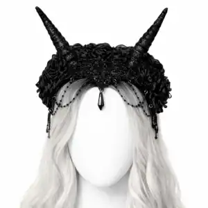 VIDE NOIR <br /><strong>Coiffe à cornes Obsidian</strong>