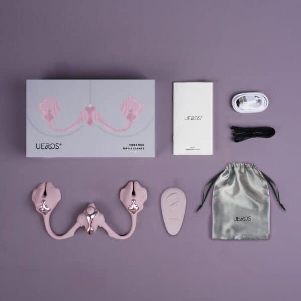 UPKO x UEROS Vibrierende Nippelklemmen mit Fernbedienung